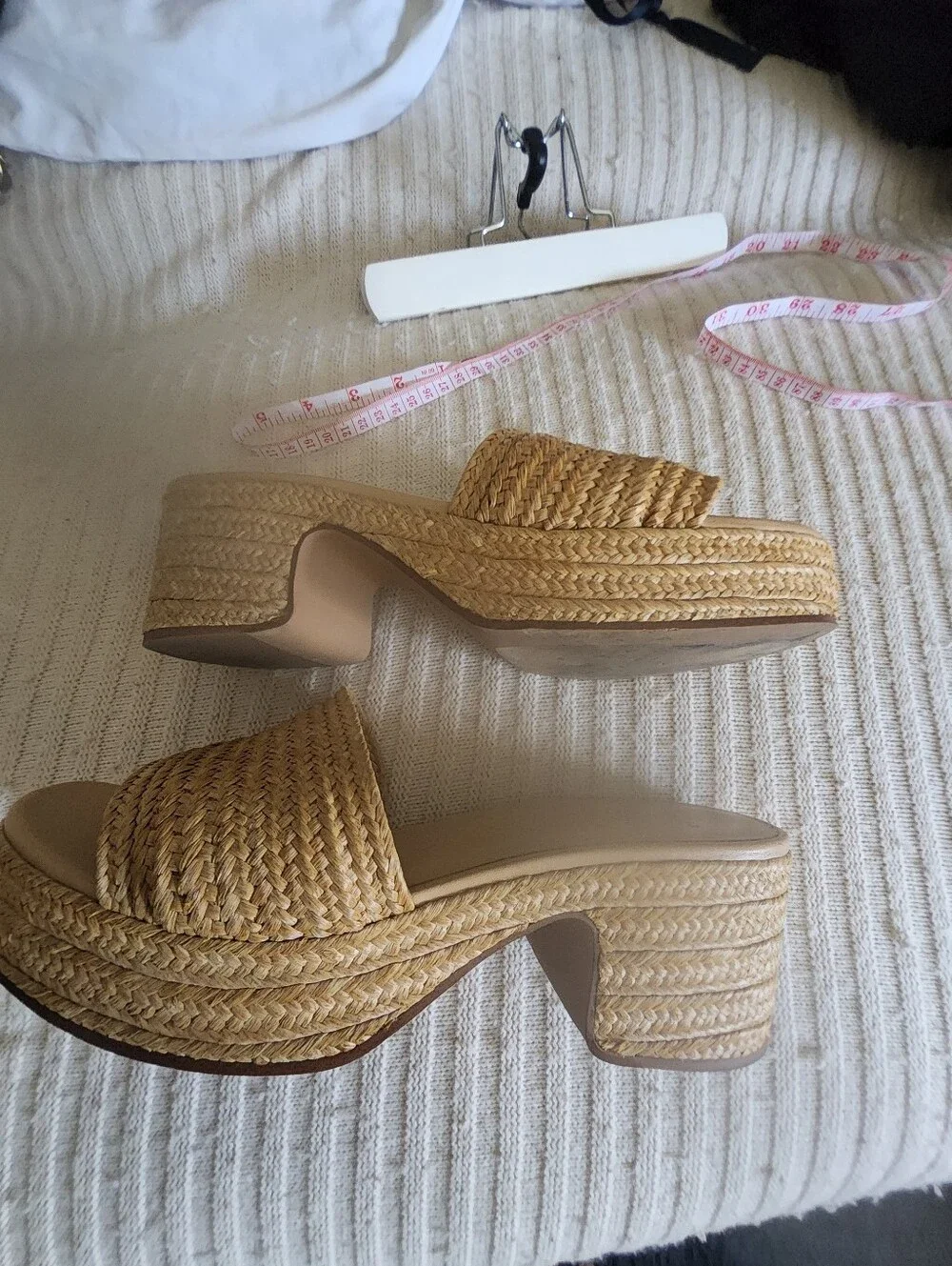 VINCE Platform Slide Sandals